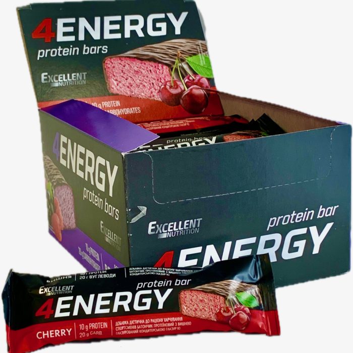 Protein Bars "4 Energy” Cherry 40g 24 st.