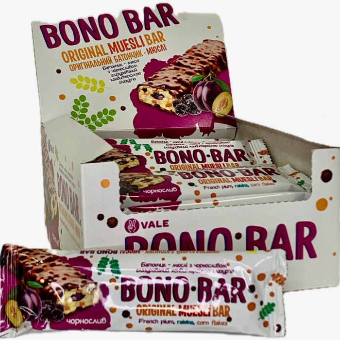"Bono Bar” Müsli Prunes 40g 20 st.